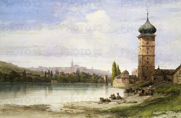 Prague, Czechoslovakia, by William Wyld. Prague, Czechoslovakia, 19th century