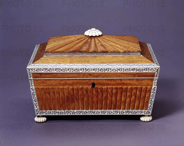 Work box. Vizagapatam, India, 1855