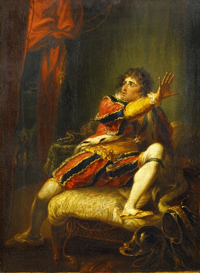 John Philip Kemble in Shakespeare's Richard III, by William Hamilton. England, 18th century