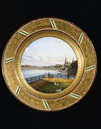 Plate from the Savcon Service. England, 19th century