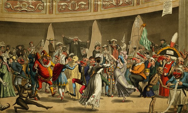 Grand Masquerade. England, 19th century