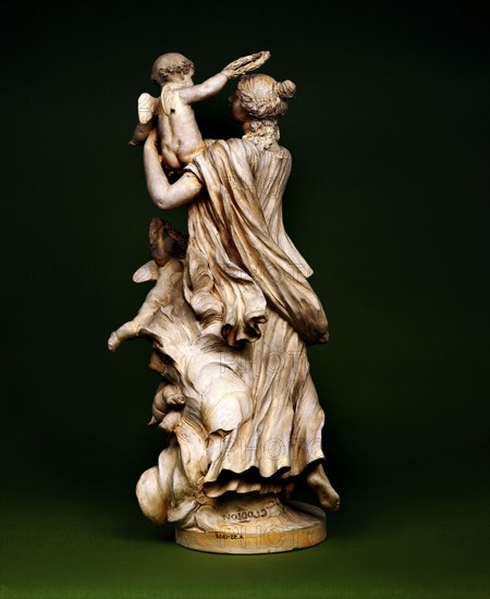Bacchante with Children, by Claude Michel Clodion. France, late 18th century