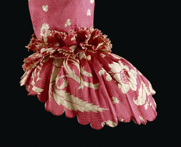 Sleeve, detail. England, mid-18th century