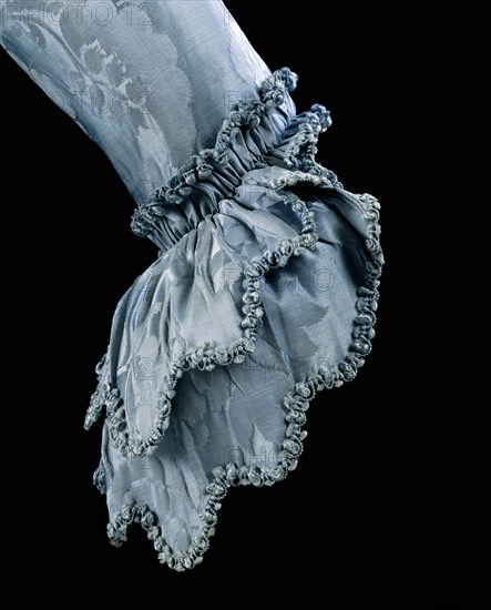 Sleeve, detail. England, mid-18th century