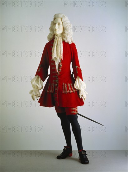 Dress coat and breeches. England, early 18th century