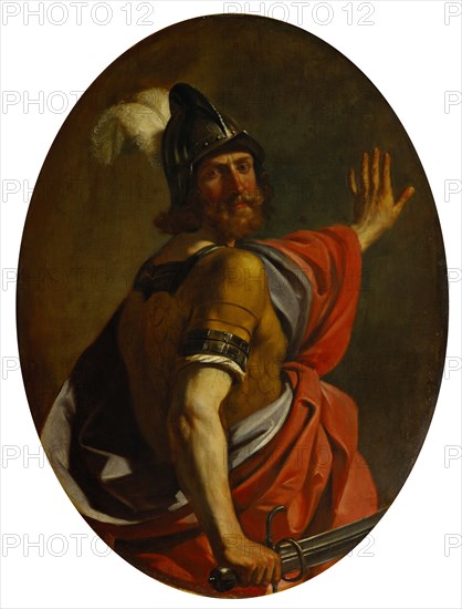 Mars as a warrior, by GuerciN. Cento, Italy, 17th century