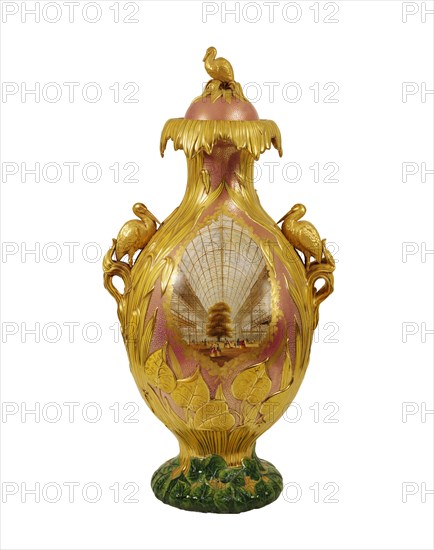 Vase, by Charles Meigh & Son. Stoke-on-Trent, England, 19th century