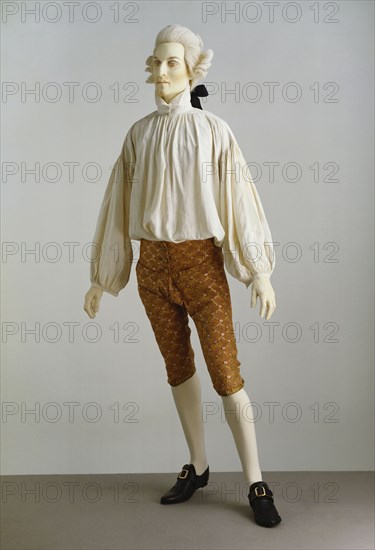 Shirt and breeches. France, mid-18th century