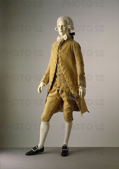 Dress suit. France, late 18th century