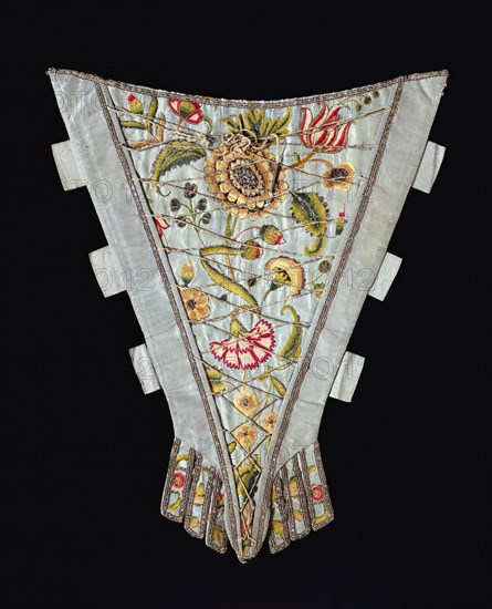 Stomacher. England, 18th century