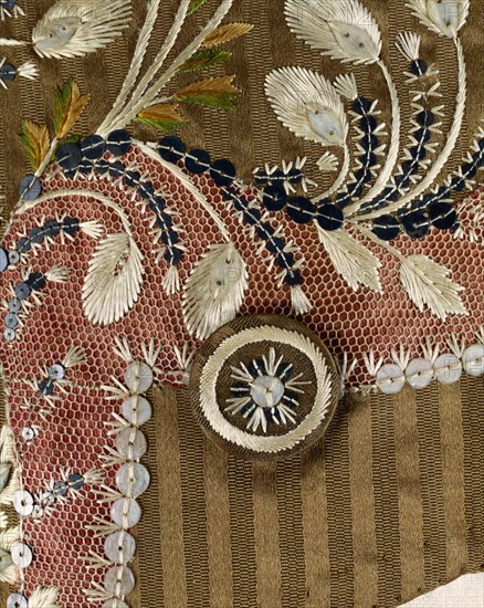 Coat, detail. England, late 18th century