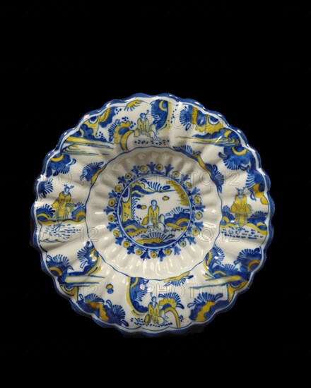 Dish. Brunswick, Germany, late 17th century