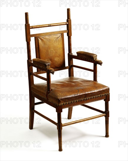 Dromore dining chair, by E.W. Godwin. London, England, 1867