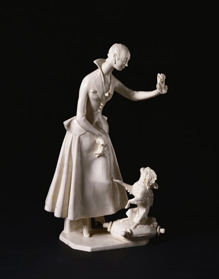 Figurine, by Scheurich. Nymphenburg, Germany, early 20th century