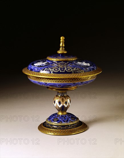 Tazza and Cover, by Marc Louis Emmanuel Solon. Paris, France, 1864