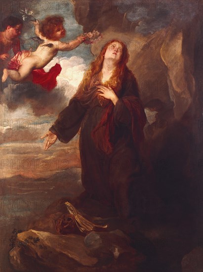 St Rosalia, by Sir Anthony van Dyck. Italy, 1624