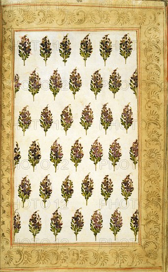 Textile design. India, 18th century