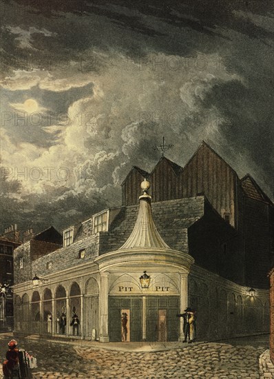 Olympic Theatre, by Daniel Havell. London, England, 1826