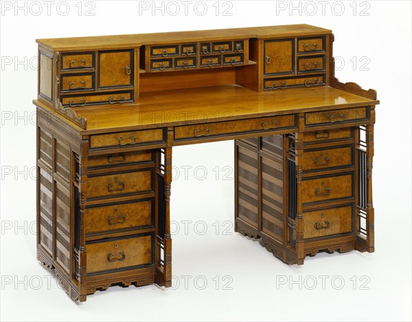 Desk, by Thomas Jeckyll. England, late 19th century