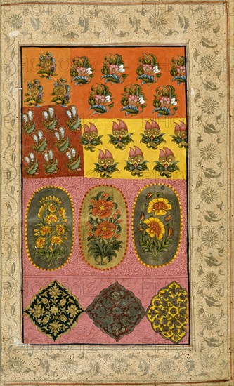 Textile design. India, 18th century