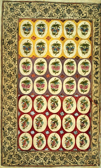 Textile design. India, 18th century