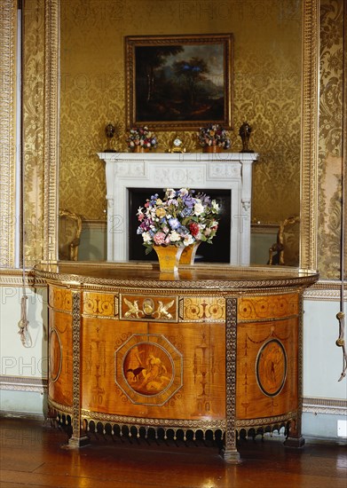 The Pier Glass and Commode, by Robert Adam. London, England, 1773