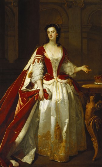 Grace Carteret, by John Vanderbank. England, 18th century