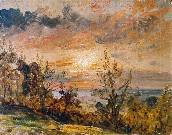 Constable, Hampstead, le soir