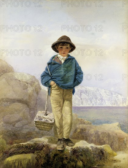 A Fisher Boy, by Alfred Downing Fripp. England, 19th century