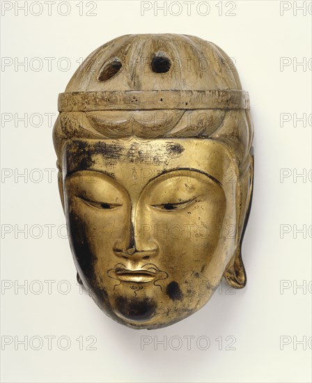 Bodhisattva mask. Japan, 14th century