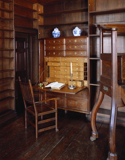 Interior of Ham House. Surrey, England, 19th century