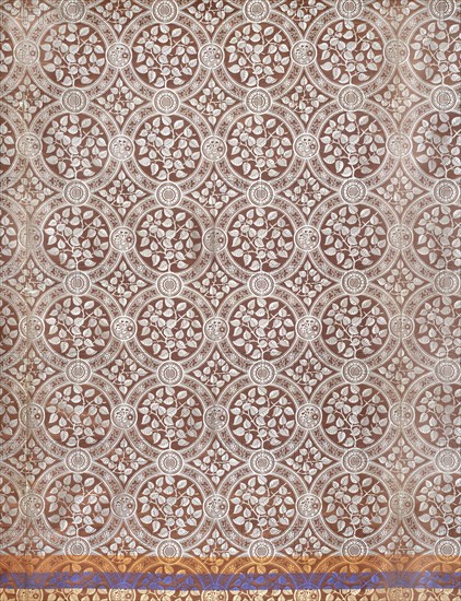 Small Syringa, furnishing fabric, by Edward William Godwin. England, 19th century