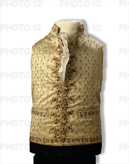 Waistcoat, by Maze & Steer. London, England, 1788