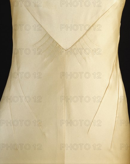 Wedding Dress, detail, by Charles James. USA, 1934. EDITORIAL USE ONLY. 
Londres, Victoria & Albert Museum
Londres, Victoria and Albert Museum