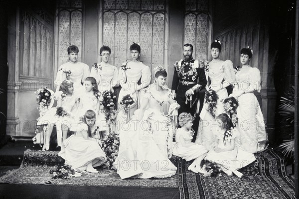 Mariage de George V et de la reine Mary