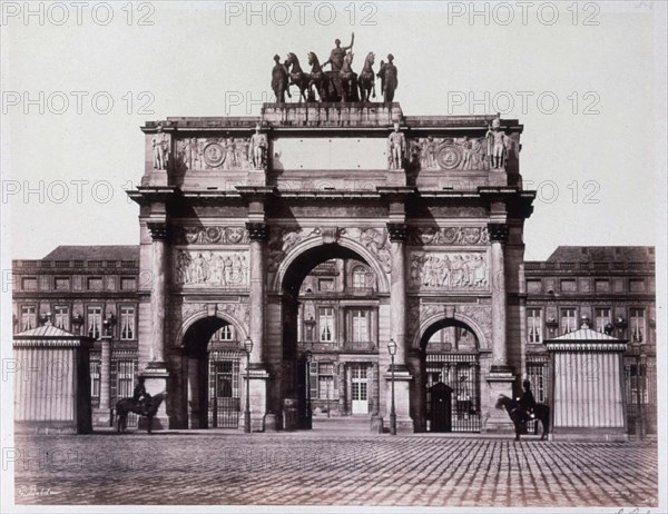 Baldus, Paris, Arc de Triomphe du Carrousel