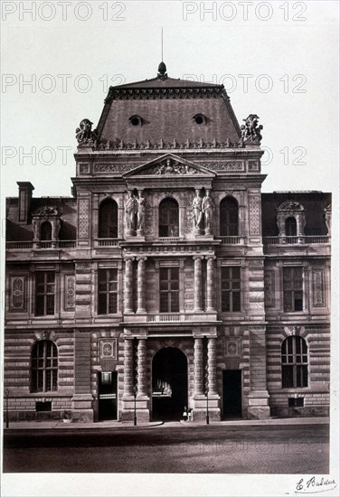 Baldus, Paris, Louvre, Porte de la bibliothèque