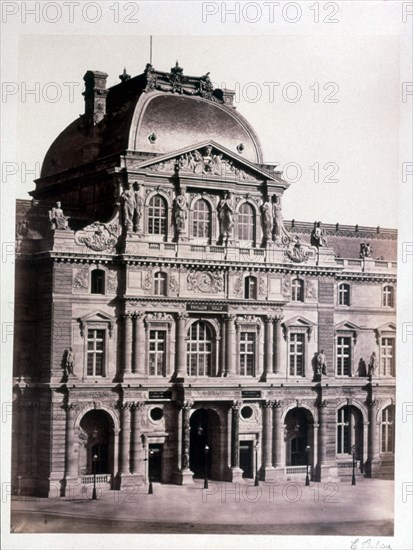 Baldus, Paris, Louvre, Sully Pavilion