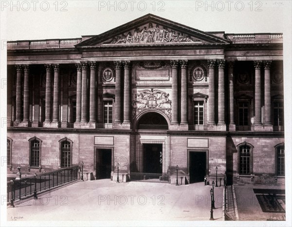 Baldus, Paris, Louvre, the Colonnade