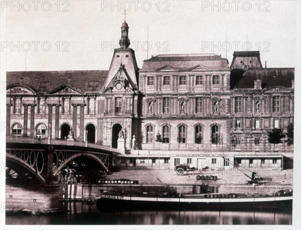 Baldus, Paris, Louvre, Lesdiguières Pavilion