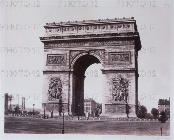 Baldus, Paris, Arc de Triomphe, Place de l'Etoile