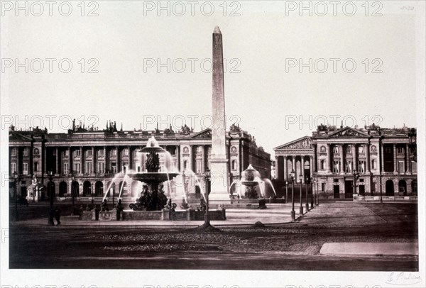 Baldus, Paris, Place de la Concorde