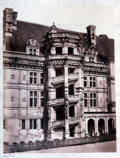 Baldus, Blois castle, inner courtyard