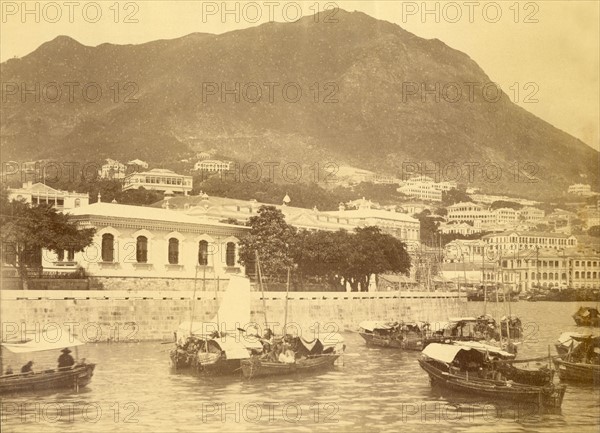 Vue générale de Hong Kong (Chine)