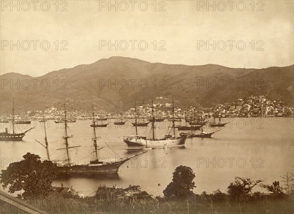 La baie de Hong Kong (Chine)