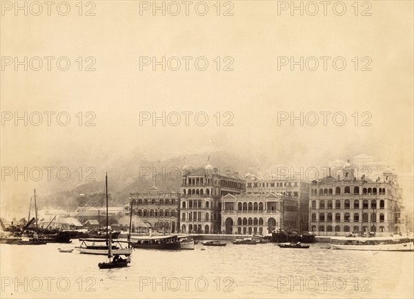 La baie de Hong Kong (Chine)