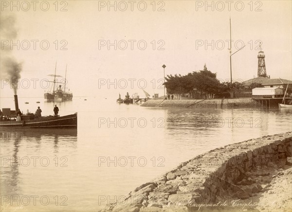 Campement de Tereplain, canal de Suez (Egypte)