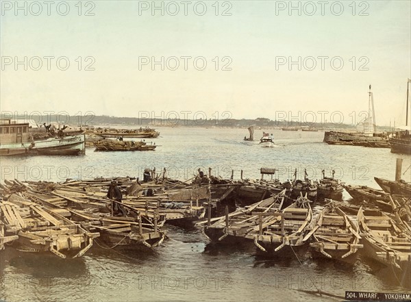 Quay of the Yokohama harbour (Japan)