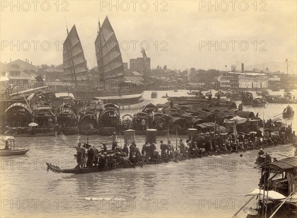 The river of pearls in Canton (China)