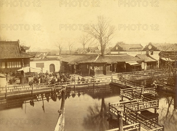 Tea House of Yu Garden in Shanghai (China)